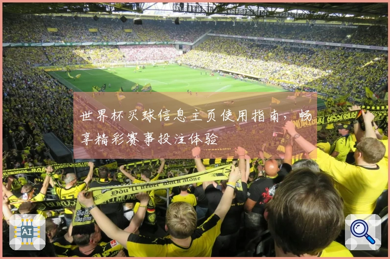 世界杯买球信息主页使用指南，畅享精彩赛事投注体验