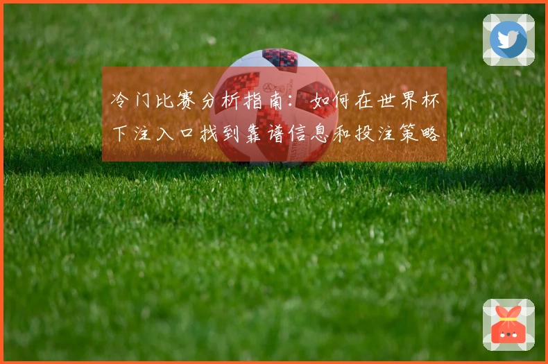 冷门比赛分析指南：如何在世界杯下注入口找到靠谱信息和投注策略